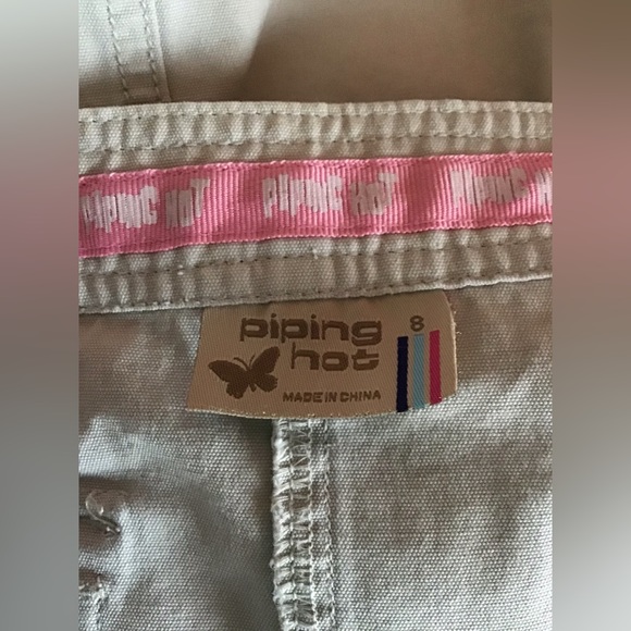 ❤️Piping hot khaki mini skirt size 8 - Picture 8 of 8